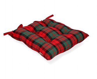Podsedák na židli | TARTAN | kostkovaný | 38x38 cm | XM22 944851