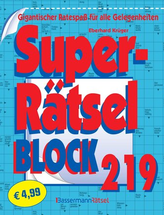 Superrätselblock 219 (5 Exemplare à 4,99 EUR)