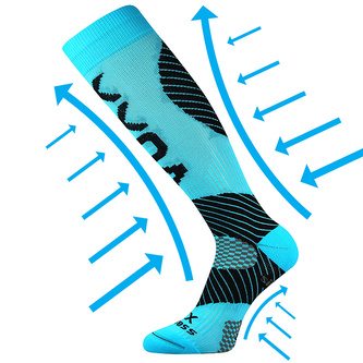 VoXX® podkolenky Protect neon tyrkys 43-46 (29-31) 1 pár