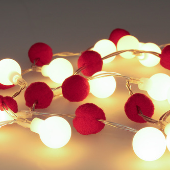 Solight LED vánoční řetízek červená-bílá, 20x LED, 1,5m, 2xAA Solight LED vánoční řetízek červená-bílá, 20x LED, 1,5m, 2xAA