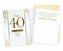 Karnet B6 Urodziny 40