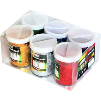 Brokat sypki 100g 1 z 6 kolorów. MT-6368, Aliga