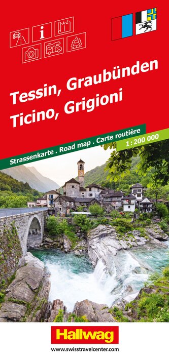 Tessin, Graubünden 1:200.000