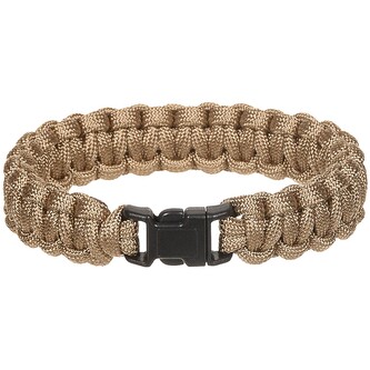 Náramek MFH Para 19 mm - coyote, L