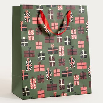 Dárková taška | Cymka | dárky zelené | 14x27x33 cm | 759949