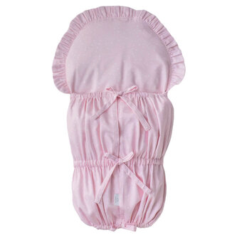 Perinka s perovou výplňou - svetloružová bodka