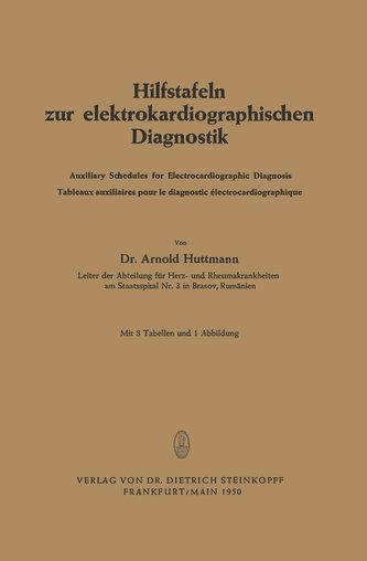 Hilfstafeln zur elektrokardiographischen Diagnostik