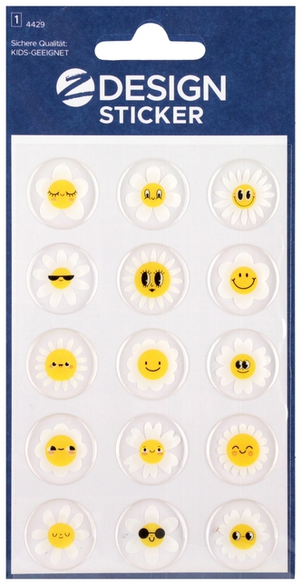 Naklejki kwiaty błyszczące 80x160 ZWECKFORM 4429 AVERY