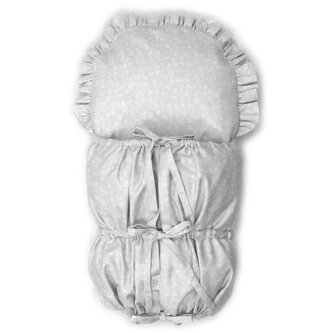 Perinka s letnou výplňou - svetlosivé kvietky