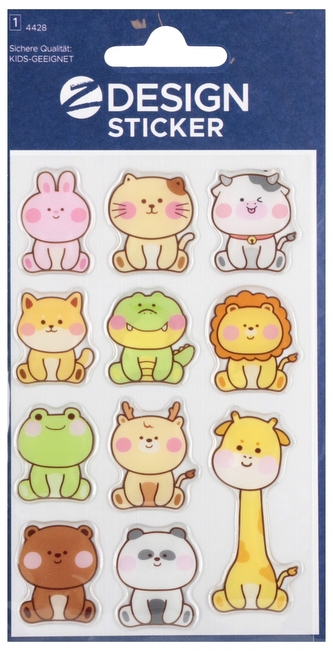 Naklejki Zwierzęta błyszczące 80x160 ZWECKFORM 4428 AVERY