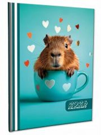 Kalendarz 2026 A5 tygodniowy notatka Kapibara