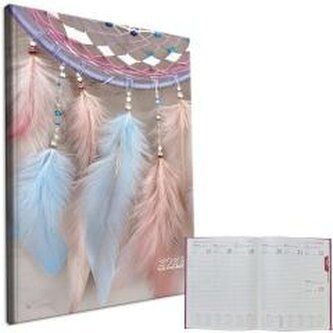 Kalendarz 2026 A4 tygodniowy Łapacze Pastel