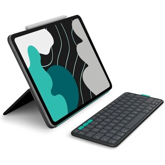 Logitech Flip Folio pro iPad Pro (M4, M5) a Air 11" (M2, M3) US grafitové