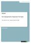 Der kategorische Imperativ bei Kant