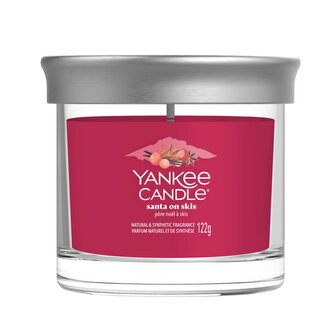 Svíčka Yankee Candle - SANTA ON SKIS, malá