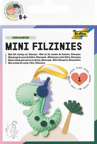 Mini šití filc dinosaurus