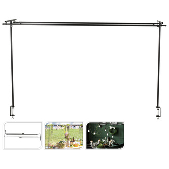 Stolní konzola se svorkami určená k výzdobě - černá barva