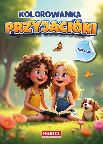 Kolorowanka z naklejkami Przyjaciele. Przyjaciółki