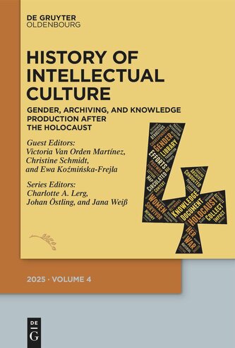 History of Intellectual Culture 4/2025