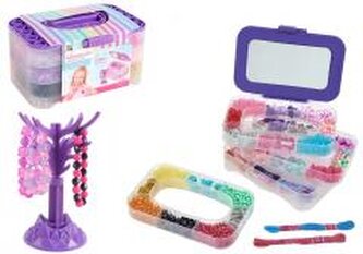 Zestaw koralików w szkatułce