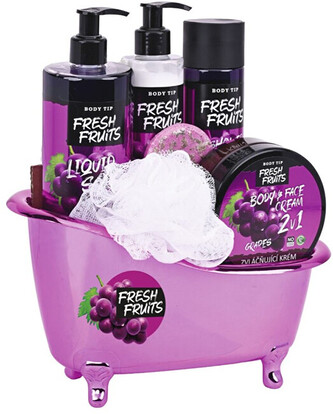 Vivaco Dárková vanička kosmetiky s hroznovým vínem