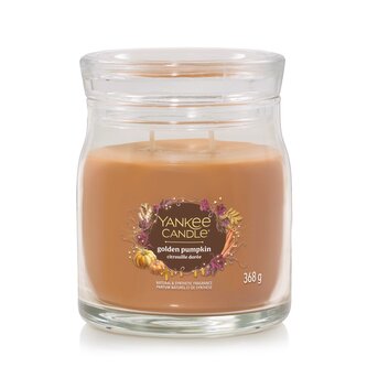 Svíčka Yankee Candle - GOLDEN PUMPKIN, střední
