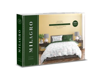 POŚCIEL KPL.160X200+2x70X80 MILAGRO VERDE 020 SATYNA BAW.