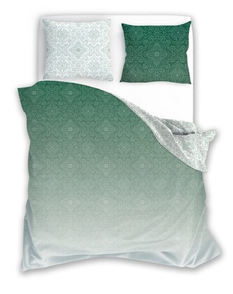 POŚCIEL KPL.160X200+2x70X80 MILAGRO VERDE 023 SATYNA BAW.