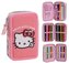 Školní trojdílné pouzdro Hello Kitty: Klub Hello Kitty (13 x 20 x 7 cm)
