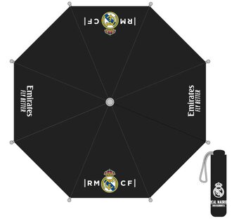 Skládací deštník FC Real Madrid: Logo a název (průměr 97 cm)
