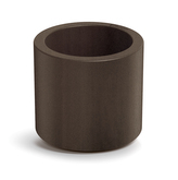 Květináč TUBLA ROUND 38 cm - barva: rezavě hnědá