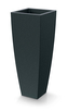Květináč MOODA SQUARE HIGH 40 cm - barva: tmavě šedá