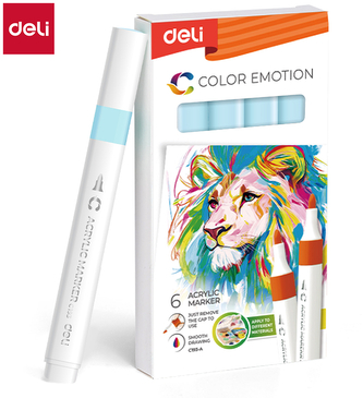 Deli Marker akrylowy light blue