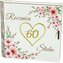 Pudełko drewniane z książeczką 60 rocznica ślubu (15x15x2cm)