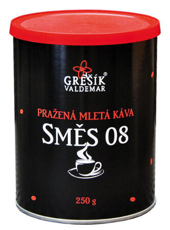 Káva pražená mletá Směs 08