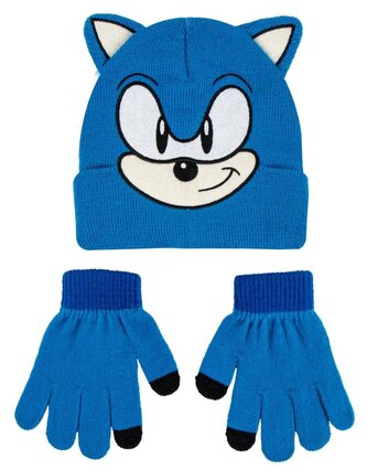 Dětský zimní set Sonic the Hedgehog|Ježek Sonic: Tvář (univerzální)