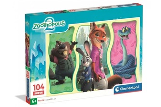 Puzzle 104 Super Zootopia 2