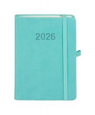 Kalendarz 2026 B6 Memofix TDW turkusowy