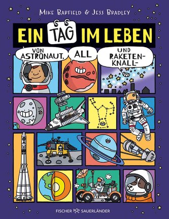 Ein Tag im Leben von Astronaut, All und Raketenknall
