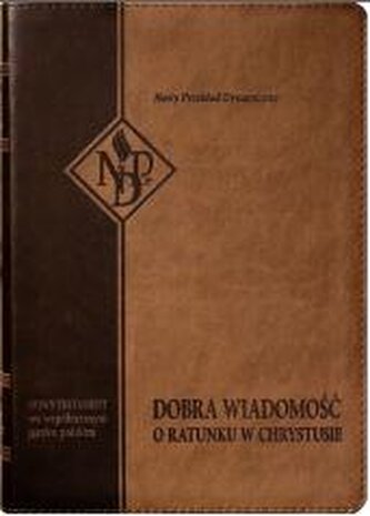 Nowy Testament NPD z paginatorami ciemnobrązowy