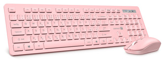 CONNECT IT Wireless FashionCombo2 Pink bezdrátová klávesnice + myš