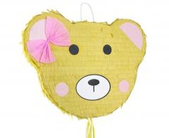 Piniata Miś z kokardką 45x7x35.5cm