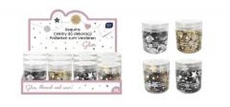 Cekiny do dekoracji 30g Glam (12szt)