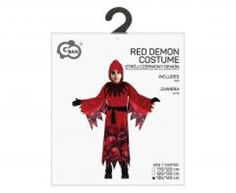Strój dla dzieci Czerwony Demon rozm. 130/140cm