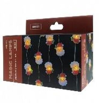 Magiczne lampki 50 led 3000K Mikołaj 5m DC5V