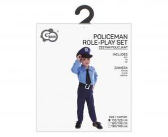 Strój dla dzieci Policjant 110/120cm