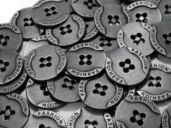 Kovový knoflík Fashion velikost 32" - 200 ks - 2 nikl antik