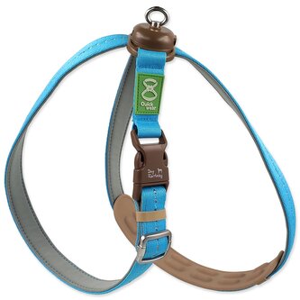 Postroj Dog Fantasy LED 8'Style nabíjecí M/L 140cm