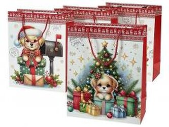 Torebka prezentowa Boże Narodzenie 23x18x10cm MIX