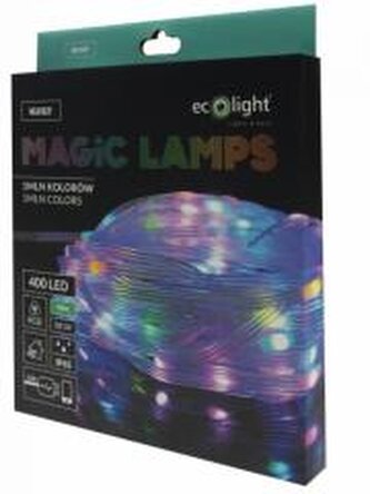 Magiczne lampki 400led 1mln kolorów 40m DC5V